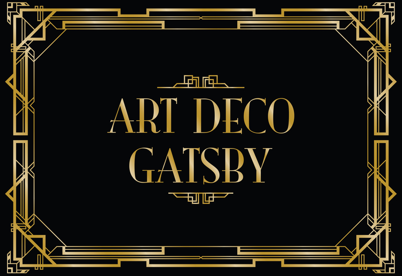 template gatsby border plan to the themed party Gatsby How authentic Great