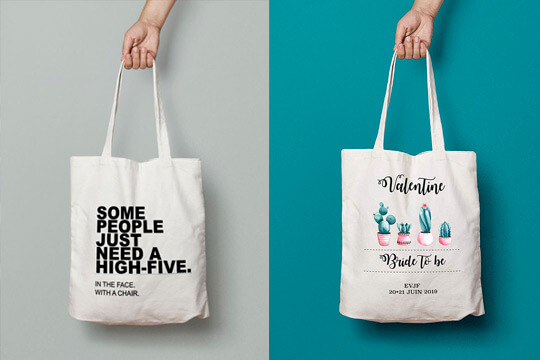 Personalised bags, tote bags - Printsome